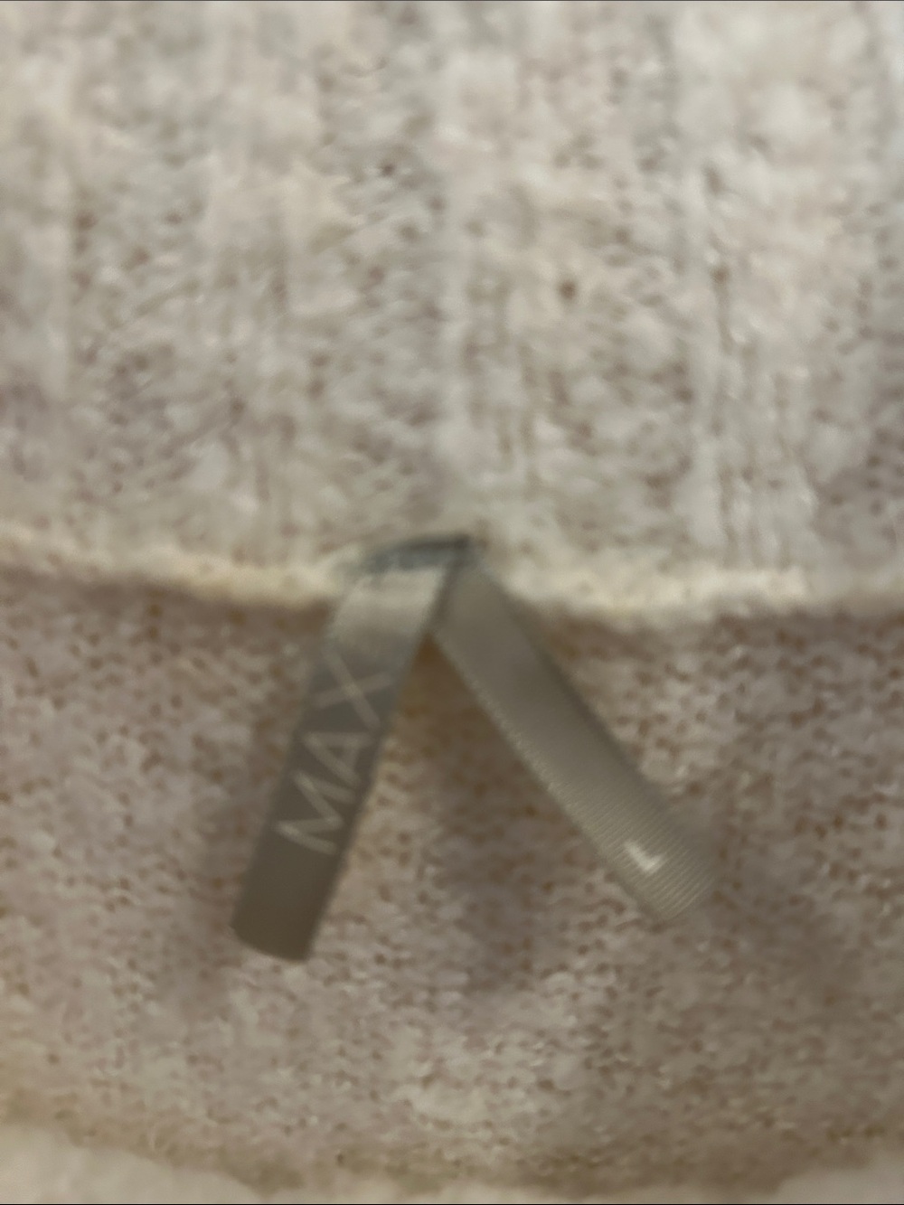 Max Rave Cream Fold-Over Cowl Neck Sweater - Picture 2 of 3